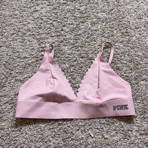 VICTORIA SECRET PINK BRALETTE SIZE SMALL LIGHT PINK